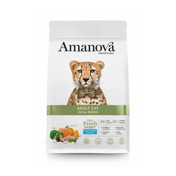 Amanova Divine Adult Gatto Secco Coniglio 1,5 Kg 1 Amanova Divine Adult Gatto Secco Coniglio 1,5 Kg
