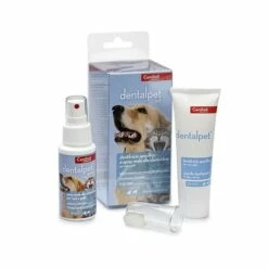 Candioli Dentalpet Kit Igiene Orale Dentifricio + Spray + Ditale Per Cani E Gatti