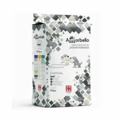 Ferribiella Tappetini Igienici Assorbello Charcoal Al Carbone Assorbente 60x90 Cm 50...