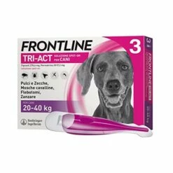 Frontline Tri-Act Antiparassitario 3 Pipette Per Cani Taglia Piccola&Media&Grande