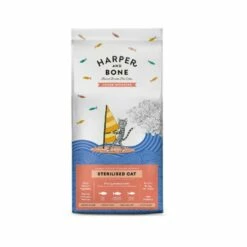 Harper And Bone Ocean Wonders Sterilizzato Gatto Secco Tonno, Pesce Bianco & Salmone...