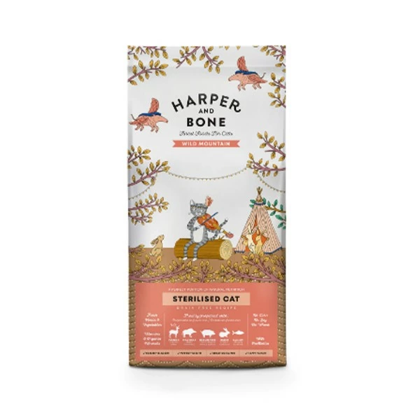 Harper And Bone Wild Mountain Sterilizzato Gatto Secco Cervo, Cinghiale, Maiale,... 1 Harper And Bone Wild Mountain Sterilizzato Gatto Secco Cervo, Cinghiale, Maiale,...