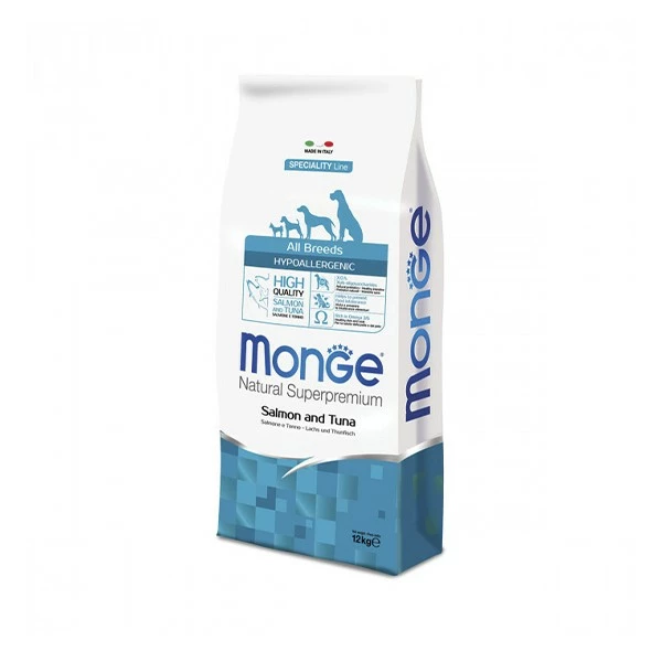 Monge Natural Superpremium Cane Secco All Breeds Hypoallergenic Salmone E Tonno 12 Kg 1 Monge Natural Superpremium Cane Secco All Breeds Hypoallergenic Salmone E Tonno 12 Kg
