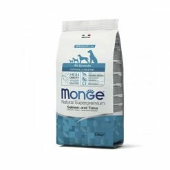 Monge Natural Superpremium Cane Secco All Breeds Hypoallergenic Salmone E Tonno 2,5 Kg