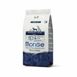 Monge Natural Superpremium Cane Secco Medium Adult Ricco Di Pollo 3 Kg
