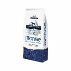 Monge Natural Superpremium Cane Secco Medium Senior Pollo 12 Kg