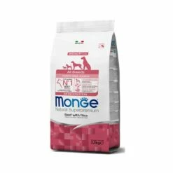 Monge Natural Superpremium Cane Secco Puppy All Breeds Monoproteico Manzo & Riso 2,5 Kg