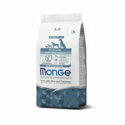Monge Natural Superpremium Cane Secco Puppy All Breeds Trota, Riso & Patate 12 Kg