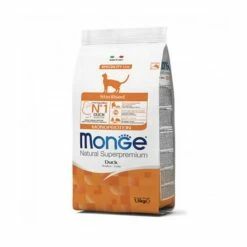 Monge Natural Superpremium Gatto Secco Sterilizzato Anatra 1.5 Kg