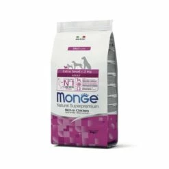 Monge Natural Superpremium Secco Cane Extra Small Adult Pollo 3 Kg
