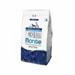 Monge Natural Superpremium Secco Cane Puppy Medium Ricco Di Pollo 3 Kg