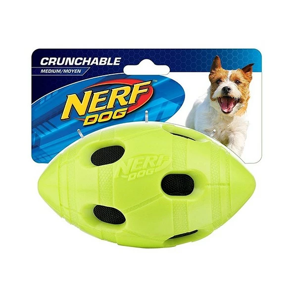 Nerf Gioco Cane Palla Ovale Crunch 1 Nerf Gioco Cane Palla Ovale Crunch