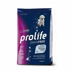 Prolife Cane Secco Grain Free Medium Large Puppy Sogliola Patate 2,5 Kg