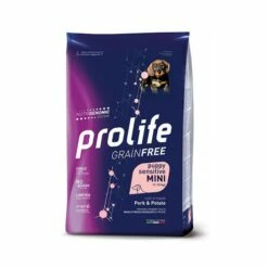Prolife Cane Secco Grain Free Sensitive Puppy Mini Maiale E Patate 2 Kg