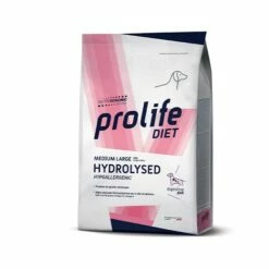 Prolife Cane Secco Medium Large Diet Hydrolysed Hypoallergenic Agnello 2 Kg