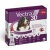 CEVA Vectra 3D Antiparassitario 3 Pipette Per Cani Taglia Piccola&Media&Grande