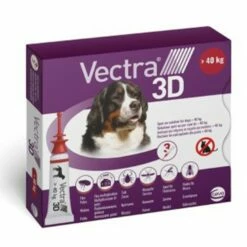 CEVA Vectra 3D Antiparassitario 3 Pipette Per Cani Taglia Piccola&Media&Grande
